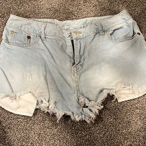 Denim shorts